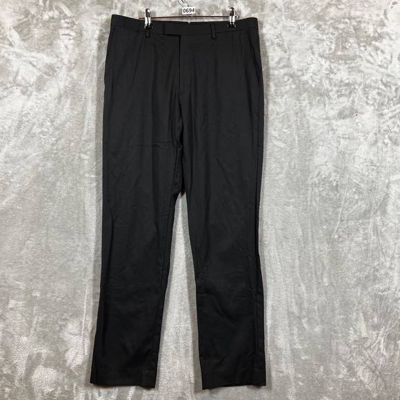 Banana Republic Other - Banana Republic Pants Mens 33x33.5 Black Tailored Slim Fit Italian‎ Fabric Work